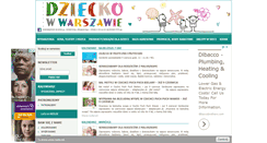 Desktop Screenshot of dzieckowwarszawie.pl