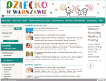 Tablet Screenshot of dzieckowwarszawie.pl